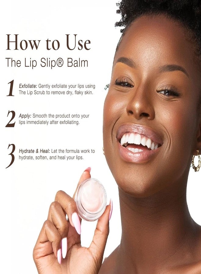 Sara Happ The Lip Slip Luxe Balm Lip Treatment - Deeply Nourish, Moisturize with Vitamins A and E, Regenerate Lips with Jojoba Seed, Macadamia & Sweet Almond Oil (0.35 Oz) - Image 4